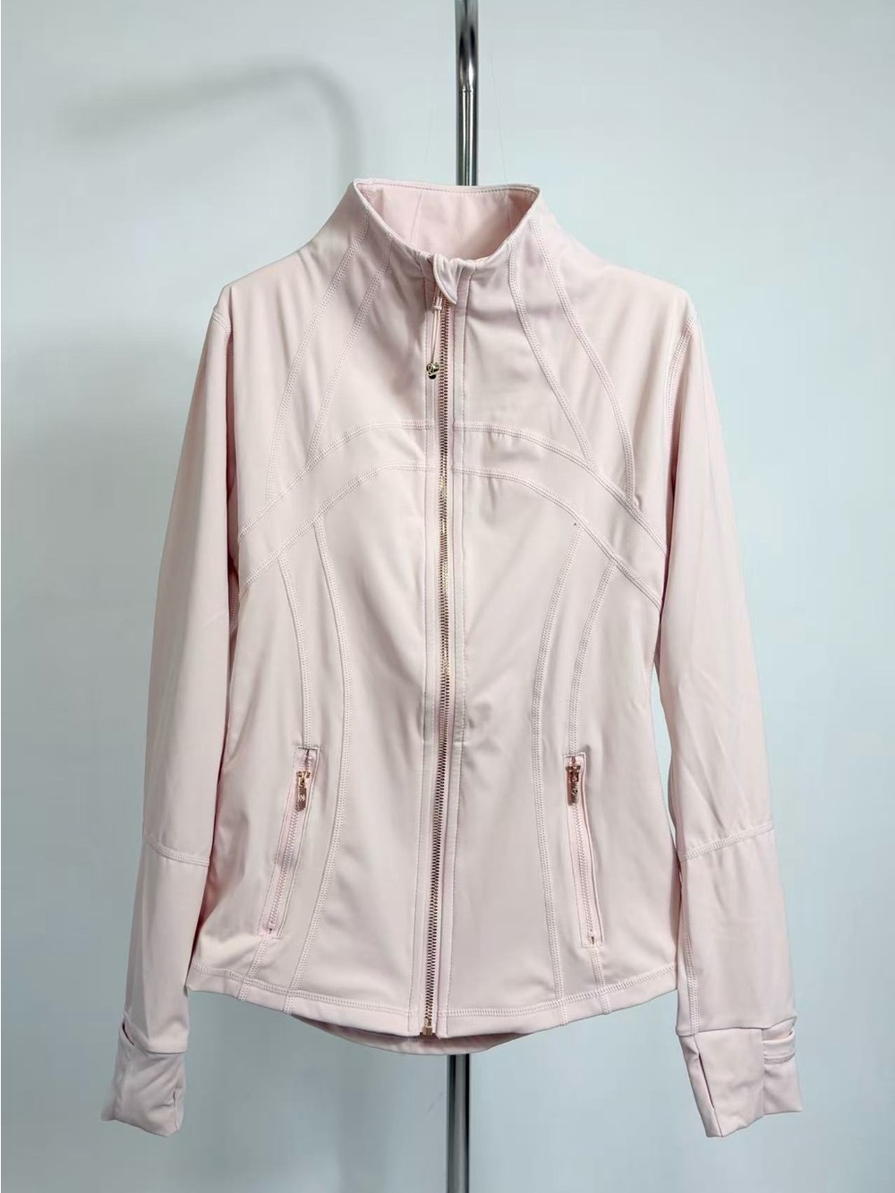 Pink Golden Zipper Lululemon Jacket